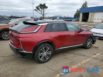 Trzecie zdjęcie samochodu z tyłu: 2024 CADILLAC LYRIQ LUXURY VIN:1GYKPSRK2RZ136296 - miniatura