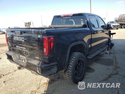 Trzecie zdjęcie samochodu z tyłu: 2020 GMC SIERRA K1500 AT4 VIN:3GTP9EED7LG408816 - miniatura