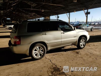 Trzecie zdjęcie samochodu z tyłu: 2007 TOYOTA HIGHLANDER HYBRID VIN:JTEEW21A670042766 - miniatura