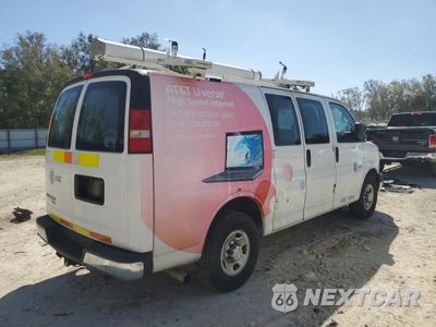 Trzecie zdjęcie samochodu z tyłu: 2014 CHEVROLET EXPRESS G2500 VIN:1GCWGFCA2E1915110 - miniatura