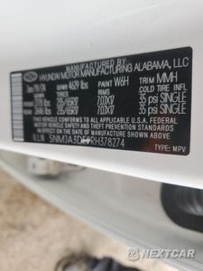 Zdjęcie 12 z 12 samochodu: 2024 HYUNDAI TUCSON SE VIN:5NMJA3DE9RH378274 - miniatura