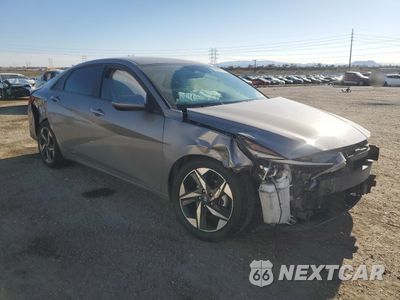 Czwarte zdjęcie samochodu z boku: 2023 HYUNDAI ELANTRA SEL VIN:KMHLS4AG6PU625527 - miniatura