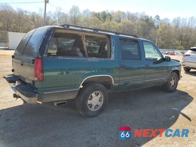 Trzecie zdjęcie samochodu z tyłu: 1995 CHEVROLET SUBURBAN C1500 VIN:3GNEC16K3SG115127 - miniatura