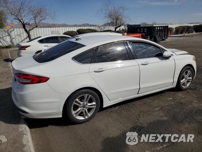 Trzecie zdjęcie samochodu z tyłu: 2018 FORD FUSION SE VIN:3FA6P0H77JR103673 - miniatura
