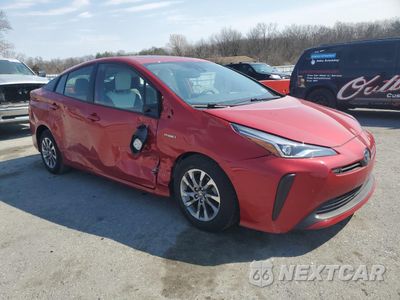 Czwarte zdjęcie samochodu z boku: 2019 TOYOTA PRIUS VIN:JTDKARFU0K3073794 - miniatura