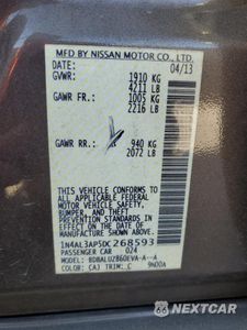 Zdjęcie 13 z 15 samochodu: 2013 NISSAN ALTIMA 2.5 VIN:1N4AL3AP5DC268593 - miniatura