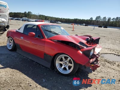 Czwarte zdjęcie samochodu z boku: 1991 MAZDA MX-5 MIATA VIN:JM1NA3513M0215559 - miniatura