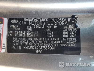 Zdjęcie 12 z 13 samochodu: 2018 KIA SOUL VIN:KNDJN2A29J7567964 - miniatura