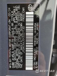 Zdjęcie 12 z 13 samochodu: 2024 TOYOTA PRIUS LE VIN:JTDACAAU5R3027130 - miniatura