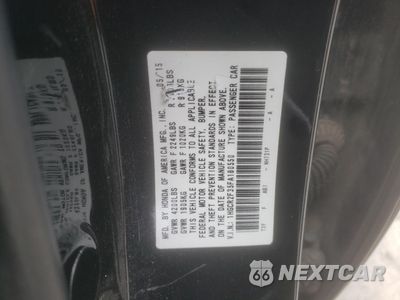 Zdjęcie 10 z 10 samochodu: 2015 HONDA ACCORD LX VIN:1HGCR2F35FA180550 - miniatura