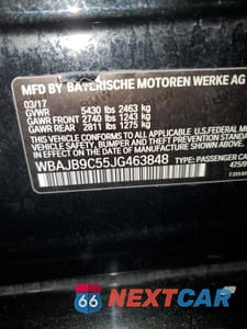 Zdjęcie 12 z 12 samochodu: 2018 BMW M550XI VIN:WBAJB9C55JG463848 - miniatura