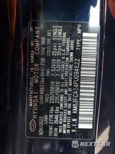 Zdjęcie 16 z 17 samochodu: 2023 HYUNDAI TUCSON SEL CONVENIENCE VIN:KM8JFCA14PU094622 - miniatura