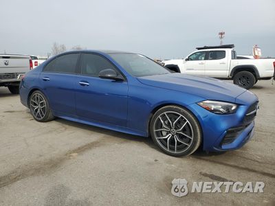 Czwarte zdjęcie samochodu z boku: 2023 MERCEDES-BENZ C 300 VIN:W1KAF4GB5PR102438 - miniatura