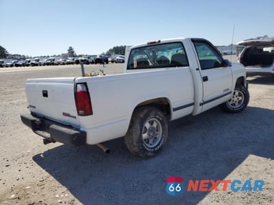 Trzecie zdjęcie samochodu z tyłu: 1997 GMC SIERRA C1500 VIN:1GTEC14W9VZ528236 - miniatura