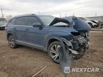 Czwarte zdjęcie samochodu z boku: 2022 VOLKSWAGEN ATLAS SEL VIN:1V2BR2CA0NC536563 - miniatura
