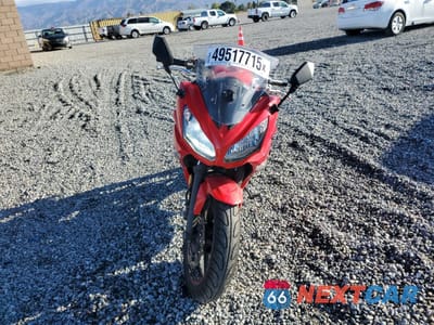 Drugie zdjęcie samochodu z przodu: 2012 KAWASAKI EX650 EC VIN:JKAEXEE15CDA00991 - miniatura