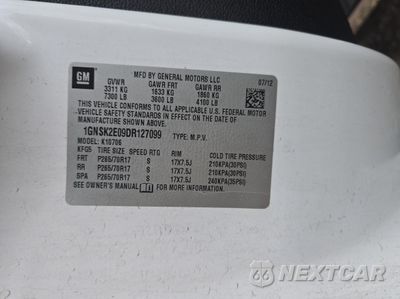 Zdjęcie 10 z 11 samochodu: 2013 CHEVROLET TAHOE SPECIAL VIN:1GNSK2E09DR127099 - miniatura