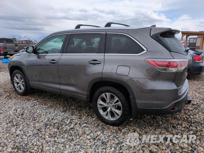 Drugie zdjęcie samochodu z przodu: 2015 TOYOTA HIGHLANDER XLE VIN:5TDJKRFH2FS222111 - miniatura