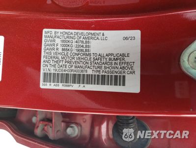 Zdjęcie 12 z 12 samochodu: 2024 ACURA INTEGRA A-SPEC VIN:19UDE4H33RA003878 - miniatura