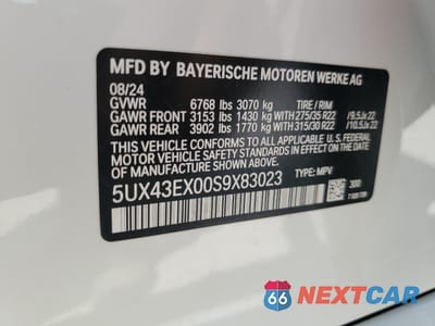 Zdjęcie 15 z 15 samochodu: 2025 BMW X6 M60I VIN:5UX43EX00S9X83023 - miniatura