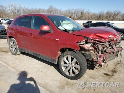 Czwarte zdjęcie samochodu z boku: 2015 MITSUBISHI OUTLANDER SPORT ES VIN:4A4AP3AU7FE054564 - miniatura