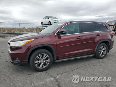 2014 TOYOTA HIGHLANDER XLE 5TDKKRFH2ES011056 - główne zdjęcie licytacji z USA - miniatura
