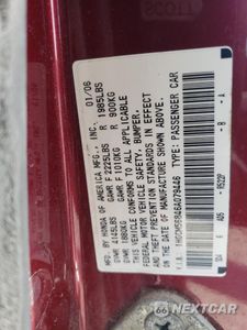 Zdjęcie 14 z 14 samochodu: 2006 HONDA ACCORD EX VIN:1HGCM56846A079446 - miniatura
