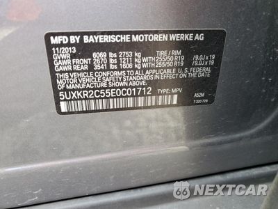 Zdjęcie 13 z 13 samochodu: 2014 BMW X5 SDRIVE35I VIN:5UXKR2C55E0C01712 - miniatura