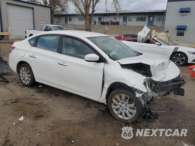 Czwarte zdjęcie samochodu z boku: 2014 NISSAN SENTRA S VIN:3N1AB7AP8EL690144 - miniatura