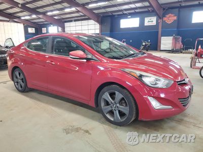 Czwarte zdjęcie samochodu z boku: 2014 HYUNDAI ELANTRA SE VIN:KMHDH4AH8EU035533 - miniatura