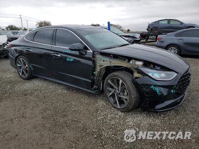 Czwarte zdjęcie samochodu z boku: 2022 HYUNDAI SONATA SEL PLUS VIN:KMHL44J29NA209579 - miniatura