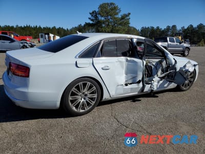 Trzecie zdjęcie samochodu z tyłu: 2012 AUDI A8 L QUATTRO VIN:WAURVAFD7CN009257 - miniatura