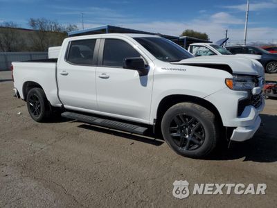 Czwarte zdjęcie samochodu z boku: 2023 CHEVROLET SILVERADO C1500 RST VIN:2GCPADED7P1106796 - miniatura
