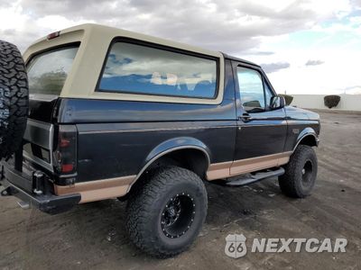 Trzecie zdjęcie samochodu z tyłu: 1995 FORD BRONCO U100 VIN:1FMEU15H1SLC01417 - miniatura