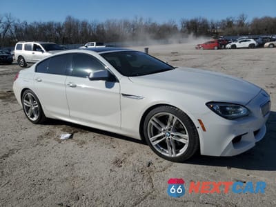 Czwarte zdjęcie samochodu z boku: 2015 BMW 650 XI GRAN COUPE VIN:WBA6B4C51FD761704 - miniatura
