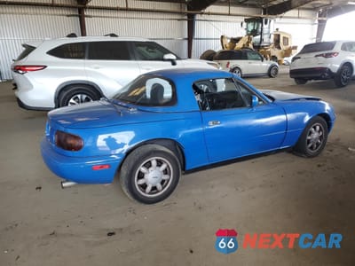 Trzecie zdjęcie samochodu z tyłu: 1991 MAZDA MX-5 MIATA VIN:JM1NA3513M0213049 - miniatura