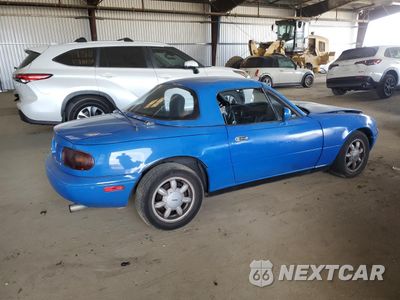 Trzecie zdjęcie samochodu z tyłu: 1991 MAZDA MX-5 MIATA VIN:JM1NA3513M0213049 - miniatura