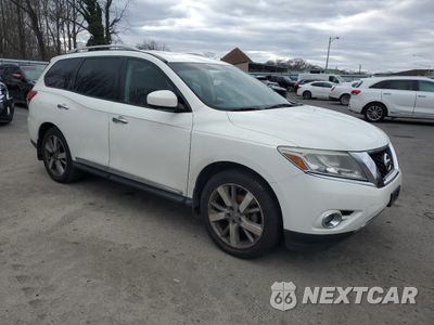 Czwarte zdjęcie samochodu z boku: 2014 NISSAN PATHFINDER S VIN:5N1AR2MM7EC696201 - miniatura