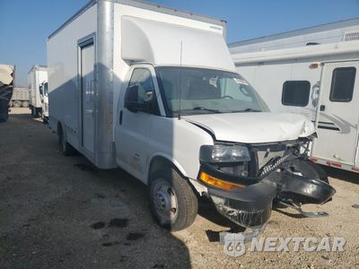 Czwarte zdjęcie samochodu z boku: 2023 CHEVROLET EXPRESS G4500 VIN:1HA6GVF70PN010253 - miniatura