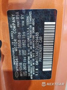 Zdjęcie 12 z 12 samochodu: 2016 HYUNDAI VELOSTER TURBO VIN:KMHTC6AE2GU299488 - miniatura