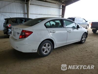 Trzecie zdjęcie samochodu z tyłu: 2012 HONDA CIVIC NATURAL GAS VIN:19XFB5F57CE002764 - miniatura