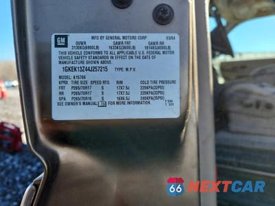 Zdjęcie 12 z 12 samochodu: 2004 GMC YUKON VIN:1GKEK13Z44J257215 - miniatura