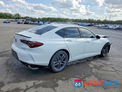 Trzecie zdjęcie samochodu z tyłu: 2024 ACURA TLX A-SPEC VIN:19UUB6F57RA001382 - miniatura