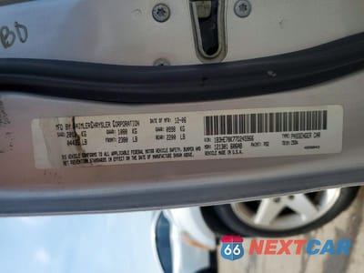 Zdjęcie 12 z 12 samochodu: 2007 DODGE CALIBER R VIN:1B3HE78K77D245966 - miniatura