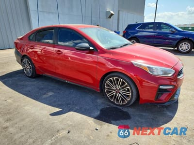 Czwarte zdjęcie samochodu z boku: 2021 KIA FORTE GT VIN:3KPF44AC0ME323962 - miniatura