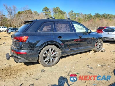 Trzecie zdjęcie samochodu z tyłu: 2023 AUDI SQ7 PRESTIGE VIN:WA1VWBF77PD019131 - miniatura