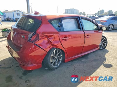 Trzecie zdjęcie samochodu z tyłu: 2016 SCION IM BASE VIN:JTNKARJE8GJ506678 - miniatura