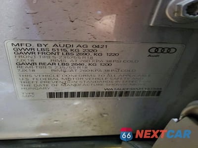 Zdjęcie 14 z 14 samochodu: 2021 AUDI Q3 PREMIUM 40 VIN:WA1AUCF3XM1131944 - miniatura