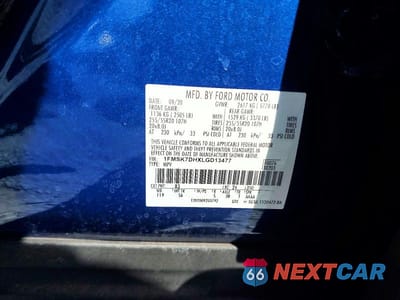 Zdjęcie 13 z 13 samochodu: 2020 FORD EXPLORER XLT VIN:1FMSK7DHXLGD13477 - miniatura