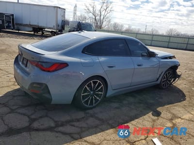 Trzecie zdjęcie samochodu z tyłu: 2024 BMW I4 XDRIVE 40 VIN:WBY83FB06RFR90154 - miniatura